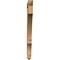 Ekena Millwork Balboa Arts & Crafts Smooth Bracket, Western Red Cedar, 3 1/2"W x 44"D x 48"H BKT04X44X48BOA03SWR - alternate 3